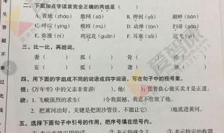 四年级下册语文期末有可能出什么题 四年级下册语文期末