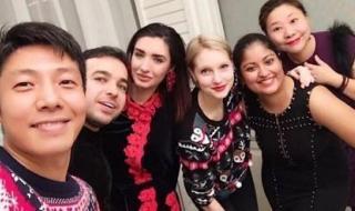 撒贝宁章子怡同台