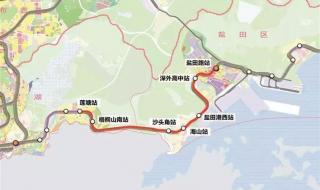 深圳地铁三号线具体站点 深圳市地铁线路图